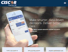 Tablet Screenshot of ciscor.com